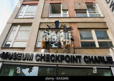 Museum, Checkpoint Charlie, Friedrichstraße, Friedrichstadt, Mitte district, East Berlin, Deutschland Stockfoto