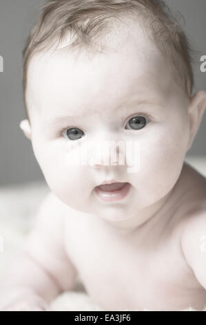 Süße kleine Baby Close Up Stockfoto