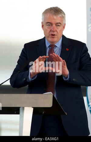 Wales erste Minister Carwyn Jones. Stockfoto