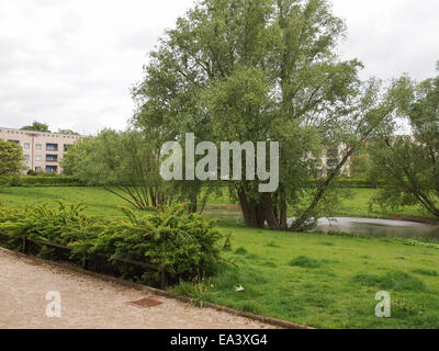 Hufeisen-Siedlung in Berlin Stockfoto