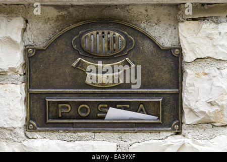 Letter Box Stockfoto