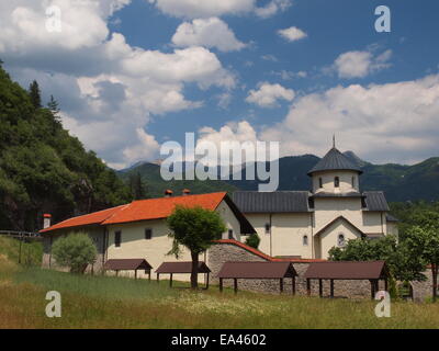 Moraca Kloster in Montenegro Stockfoto
