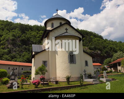 Moraca Kloster in Montenegro Stockfoto