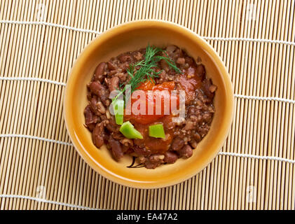 Ful Medames - ägyptischer, sudanesischer Gericht Stockfoto