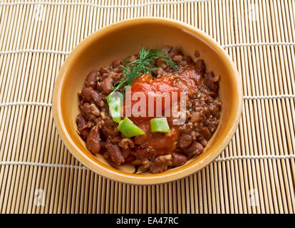 Ful Medames - ägyptischer, sudanesischer Gericht Stockfoto