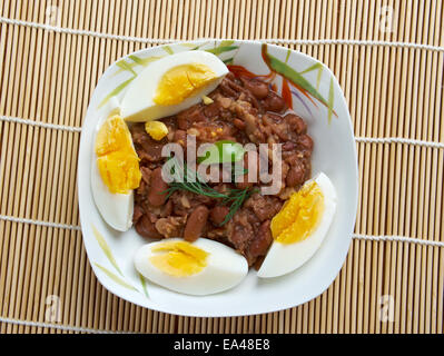 Ful Medames - ägyptischer, sudanesischer Gericht Stockfoto