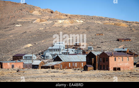 Fotos von der California Geisterstadt Bodie. Stockfoto