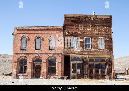 Fotos von der California Geisterstadt Bodie. Stockfoto