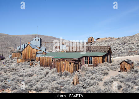 Fotos von der California Geisterstadt Bodie. Stockfoto