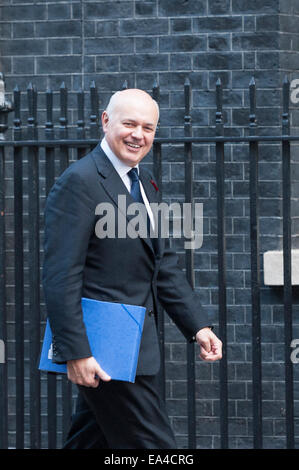 Downing Street, London, UK. 4. November 2014. Minister der Regierung teilnehmen Downing Street für ihre wöchentlichen Kabinettssitzung. Im Bild: Secretary Of State for Work and Pensions - Iain Duncan Smith. © Lee Thomas/Alamy Live-Nachrichten Stockfoto
