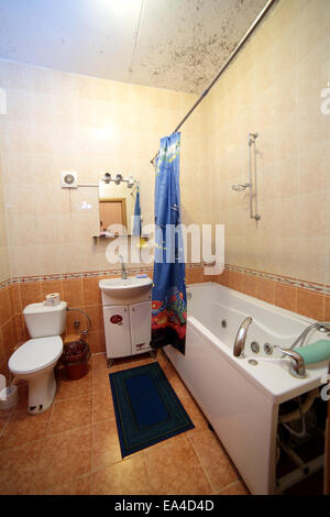 Bad, WC, Toilette, WC Raum Innenarchitektur Stockfoto