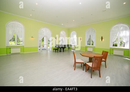 Luxus-Lobby im Hotel, Rezeption Halle Innenarchitektur Stockfoto