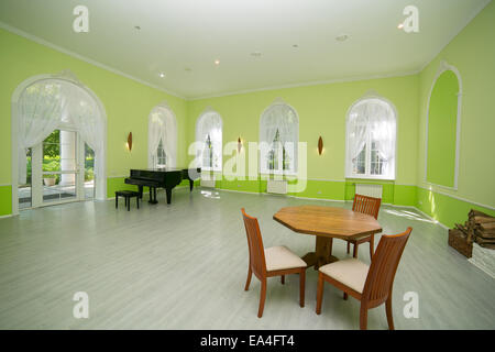 Luxus-Lobby im Hotel, Rezeption Halle Innenarchitektur Stockfoto