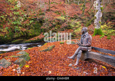 Robert Burns The Birks Aberfeldy Stockfoto