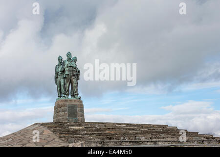 Kommando-Denkmal am Spean Bridge in Schottland. Stockfoto