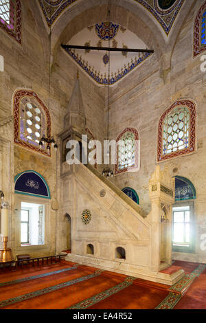Minbar von Bayezid II Mosque, Amasya, Türkei Stockfoto