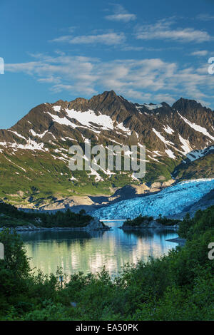 Alaska, Valdez, Chugach Mountains Shoup Gletscher Stockfoto