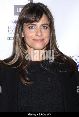 Lucille Lortel Awards 2014 statt an der NYU Skirball Center - Ankünfte.  Mitwirkende: Amanda Peet Where: New York, New York, Vereinigte Staaten von Amerika bei: 5. Mai 2014 Stockfoto