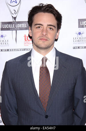 Lucille Lortel Awards 2014 statt an der NYU Skirball Center - Ankünfte.  Mitwirkende: Vincent Piazza wo: New York, New York, Vereinigte Staaten von Amerika bei: 5. Mai 2014 Stockfoto