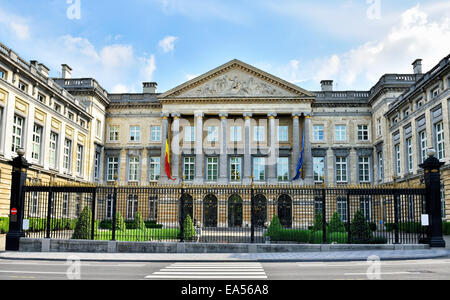 Gebäude des belgischen föderalen Parlaments oder der Palast der Nation in Brüssel, Belgien Stockfoto