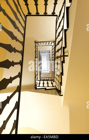 Architektur, perspektivische Ansicht einer Treppe antike Stockfoto