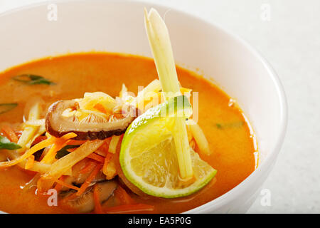 Tom Yam Suppe Stockfoto