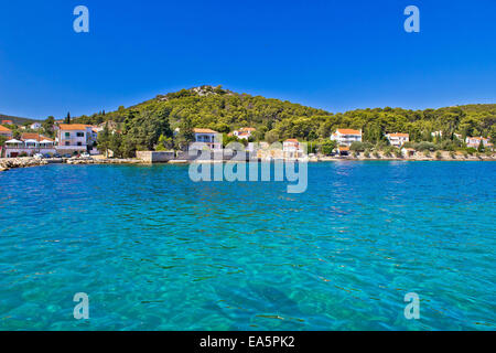 Insel Ugljan türkisfarbenen Küste Stockfoto