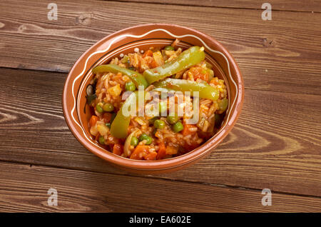 Arroz ein la Mexicana Stockfoto