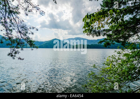 See Santeetlah in Great-Smoky-Mountains-nc Stockfoto