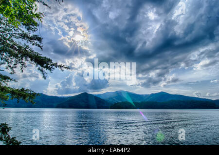 See Santeetlah in Great-Smoky-Mountains-nc Stockfoto