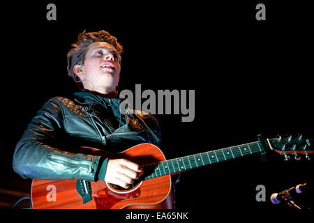 BARCELONA - 23 Mai: The Vamps (britische pop-Rockband) beim Primavera Pop Festival von Los 40 Principales. Stockfoto