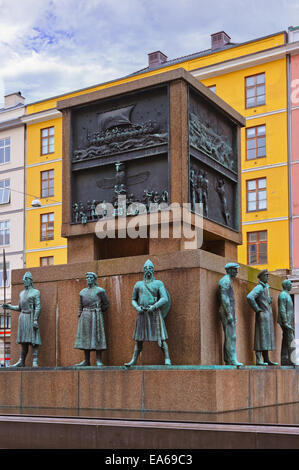 Segler-Denkmal - Bergen Norwegen Stockfoto