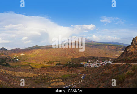 Berge in Teneriffa - Kanarische Stockfoto