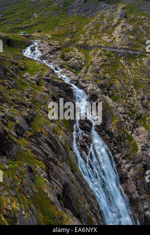 Trollstigen in Norwegen Stockfoto