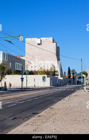 Centro Cultural de Belém (Kulturzentrum Belem). Museum und Kulturzentrum Gehäuse Berardo Sammlung und Konzerte Stockfoto