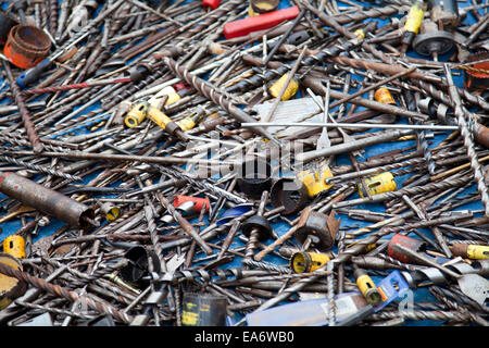 Bohrer auf neue Covent Garden-Flohmarkt in Vauxhall Nine Elms - London-UK Stockfoto
