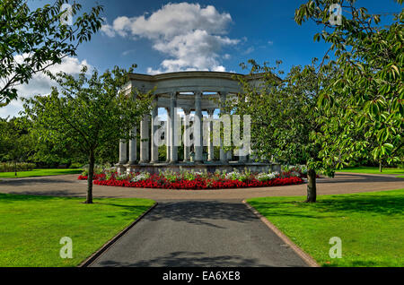 Weltkrieg ein Denkmal im Civic Centre Cardiff Cathays Park Stockfoto