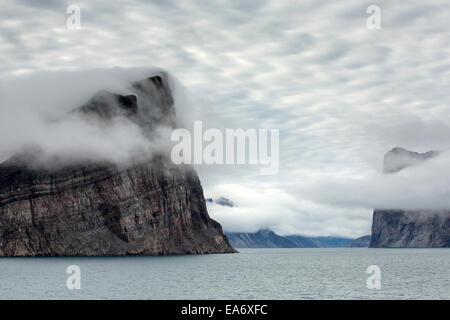 Eine Reise durch die Buchan Gulf in arktischen Kanada an Bord der Akademik Ioffe Stockfoto