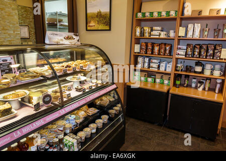 Miami Florida, Intercontinental, Hotel, Lobby, Starbucks Coffee, Barista, Café, Verkaufsmarken anzeigen, Verkauf, Gebäck, Desserts, FL140808026 Stockfoto