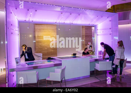 Miami Florida, Intercontinental, Hotel Hotels Unterkunft Inn Motel Motels, Lobby, Concierge Desk, Hilfe, Informationen, Gäste, Besucher reisen Reise Tour touri Stockfoto