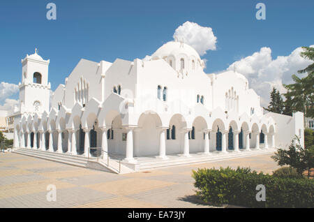 Typische griechische Kirche. Stockfoto
