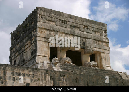 Chichen Itza Ruinen an der Riviera Maya, Halbinsel Yucatan, Mexiko Stockfoto