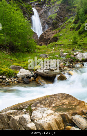 Wasserfall im Krumltal, Österreich Stockfoto