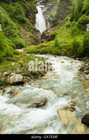 Wasserfall im Krumltal, Österreich Stockfoto