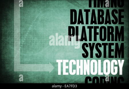 Grundprinzipien der Technologie als ein Konzept-abstrakt Stockfoto