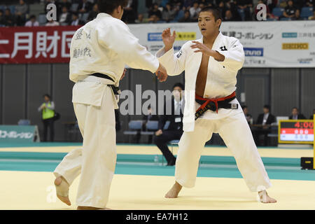 Chiba Port Arena, Chiba, Japan. 8. November 2014. Hifumi Abe, 8. November 2014 - Judo: Kodokan Cup 2014 Herren-66 kg in Chiba Port Arena, Chiba, Japan. Bildnachweis: AFLO SPORT/Alamy Live-Nachrichten Stockfoto