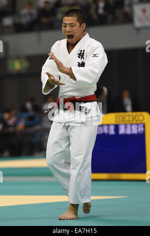 Chiba Port Arena, Chiba, Japan. 8. November 2014. Hifumi Abe, 8. November 2014 - Judo: Kodokan Cup 2014 Herren-66 kg in Chiba Port Arena, Chiba, Japan. Bildnachweis: AFLO SPORT/Alamy Live-Nachrichten Stockfoto