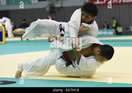 Chiba Port Arena, Chiba, Japan. 8. November 2014. Hifumi Abe, 8. November 2014 - Judo: Kodokan Cup 2014 Herren-66 kg in Chiba Port Arena, Chiba, Japan. Bildnachweis: AFLO SPORT/Alamy Live-Nachrichten Stockfoto