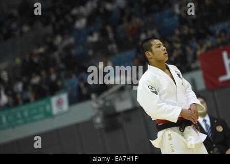 Chiba Port Arena, Chiba, Japan. 8. November 2014. Hifumi Abe, 8. November 2014 - Judo: Kodokan Cup 2014 Herren-66 kg in Chiba Port Arena, Chiba, Japan. Bildnachweis: AFLO SPORT/Alamy Live-Nachrichten Stockfoto