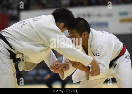 Chiba Port Arena, Chiba, Japan. 8. November 2014. Hifumi Abe, 8. November 2014 - Judo: Kodokan Cup 2014 Herren-66 kg in Chiba Port Arena, Chiba, Japan. Bildnachweis: AFLO SPORT/Alamy Live-Nachrichten Stockfoto
